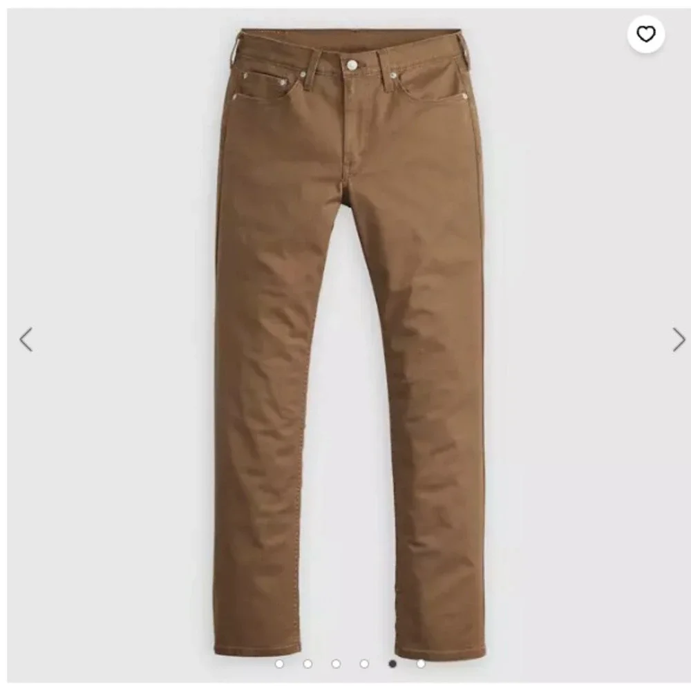 Levi's 514 Jeans Men's 36x32 Straight Mid Rise Premium Soft Twill Brown Khaki